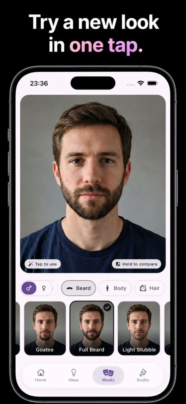 Explore AI photo styles in My AI Photo Shoot